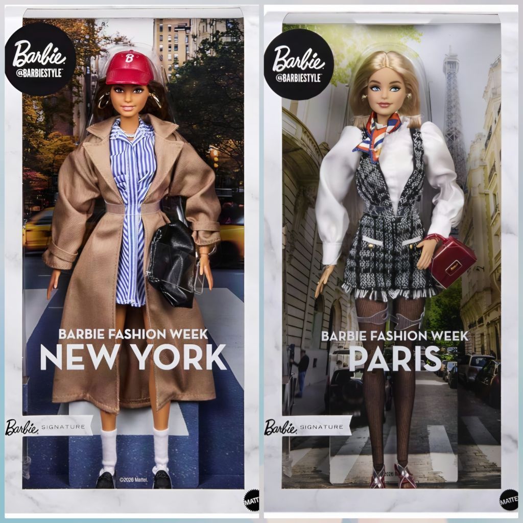 Barbie Signature BarbieStyle Fashion Week doll street style outfit บาร์บี้ ซิกเนเจอร์ สไตล์แฟชั่นวีค