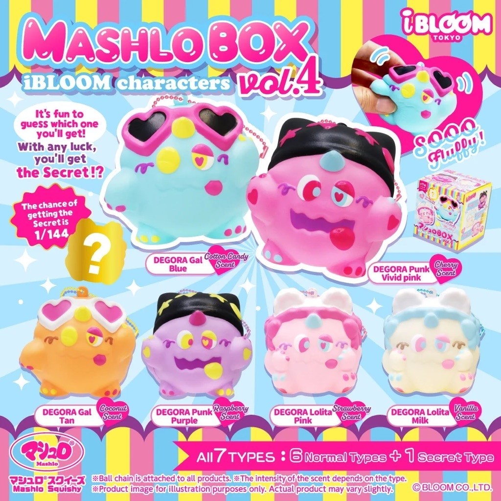 พร้อมส่ง📌ibloom squishy นำเข้าจากญี่ปุ่น🇯🇵 (มี อมก.) ของแท้100%  #สกุชชี่ #ibloom  #squishy