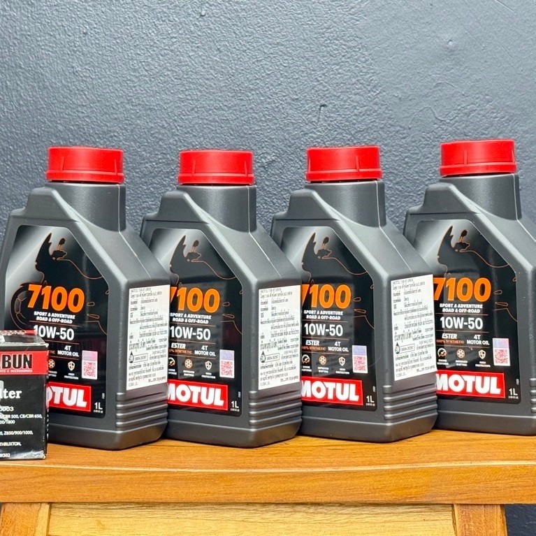 motul7100 10w50 สังเคราะห์แท้100%