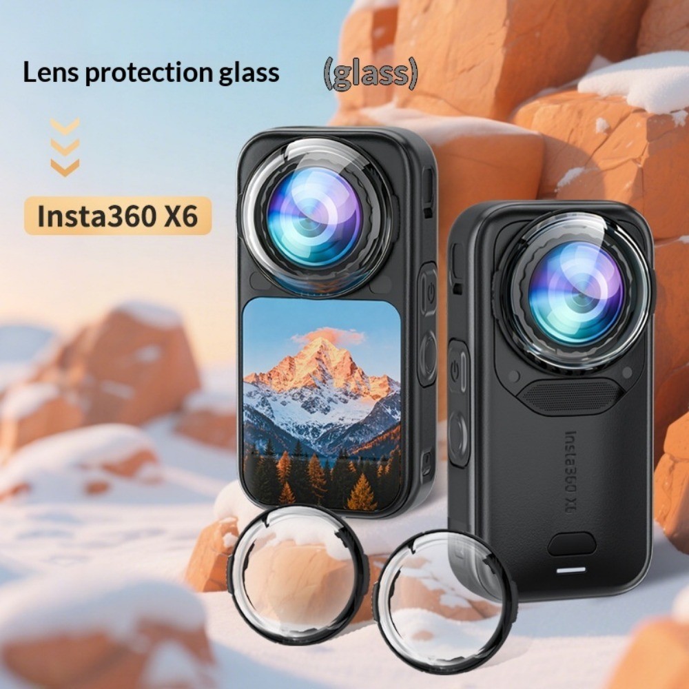 สําหรับ Ista360 X6 เลนส์ป้องกันสําหรับ Ista360 X6 ฝาครอบป้องกันแก้วสําหรับ Ista360 X6 อุปกรณ์เสริมสํ