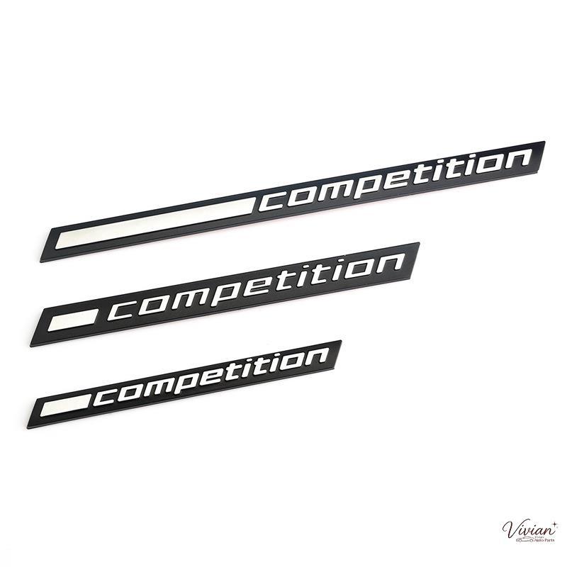 COMPETITION สติกเกอร์สําหรับ BMW ด้านหลังสัญลักษณ์ Fender ด้านข้างโลโก้ตัวอักษรสําหรับ X1 X3 X4 X5 X