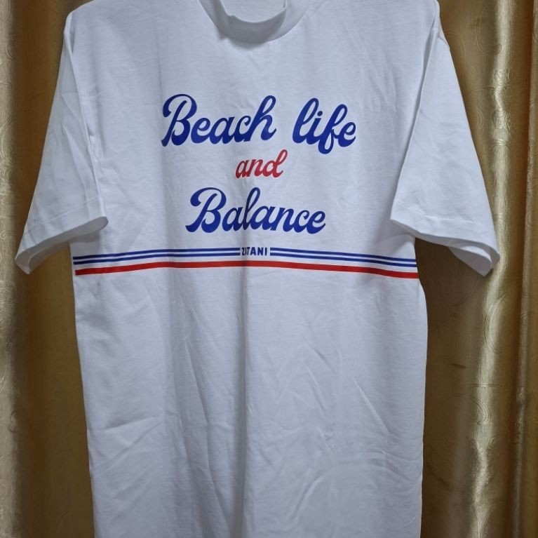 เสื้อยืดแขนสั้นสีขาว#zatani ไซด์mส่งต่อลูกค้าที่น่ารัก