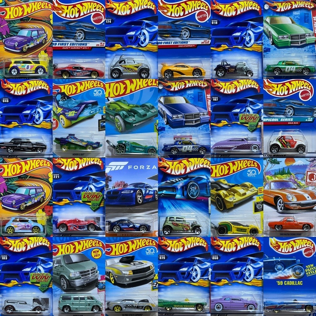 HOTWHEELS รวมงานเก่า-ใหม่ บางคันหายาก‼️ งานเก่า แพคมียับบ้าง