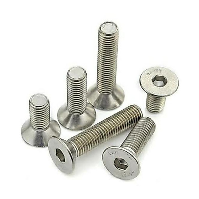 (10 ชิ้น) Verseng Bolt L M2 x 25 Countersunk Bolt 2 มม./แบน Bolt M2 / JF Bolt L M2 SS304 Anti Rust