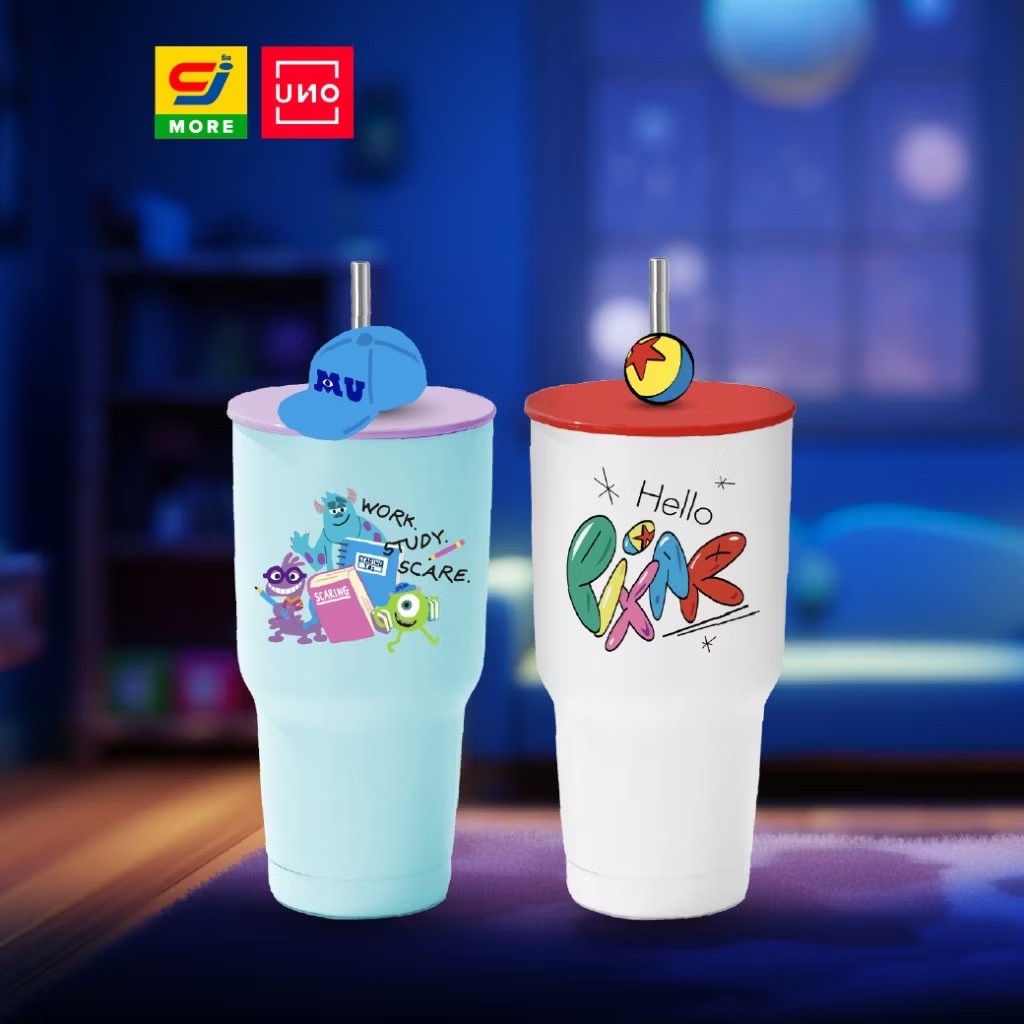 UNO แก้วเก็บความเย็น Disney Pixar ขนาด 900 ml ลิขสิทธิ์แท้