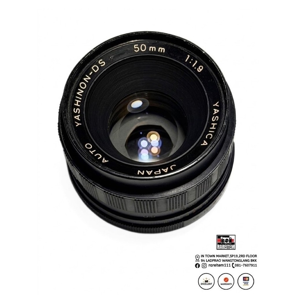 [เลนส์มือหมุนเกลียว M42 ยอดนิยม] Auto Yashinon-DS 50mm f/1.9 RAREITEM