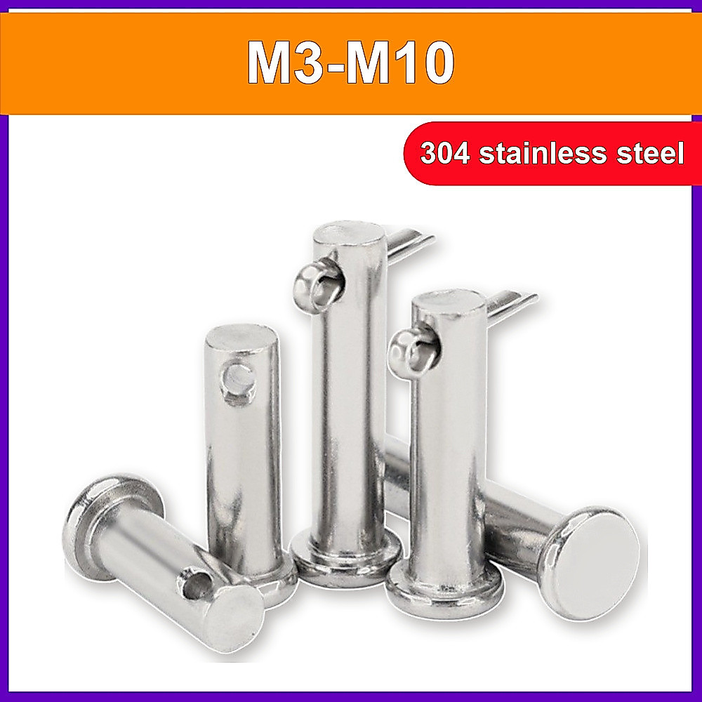 Clevis Pins พร้อม Cotter Pins M3-M10 SUS304 สําหรับ Machinery & Automotive Level二批手链