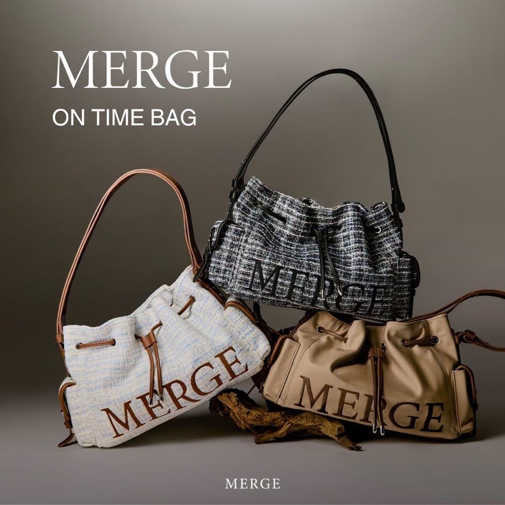ส่งทันที=แมส🚀Merge On Time Bag NEW แถมผ้า ของแท้100% ใหม่มือ1❌ยังไม่แกะกล่องจากแบรนด์