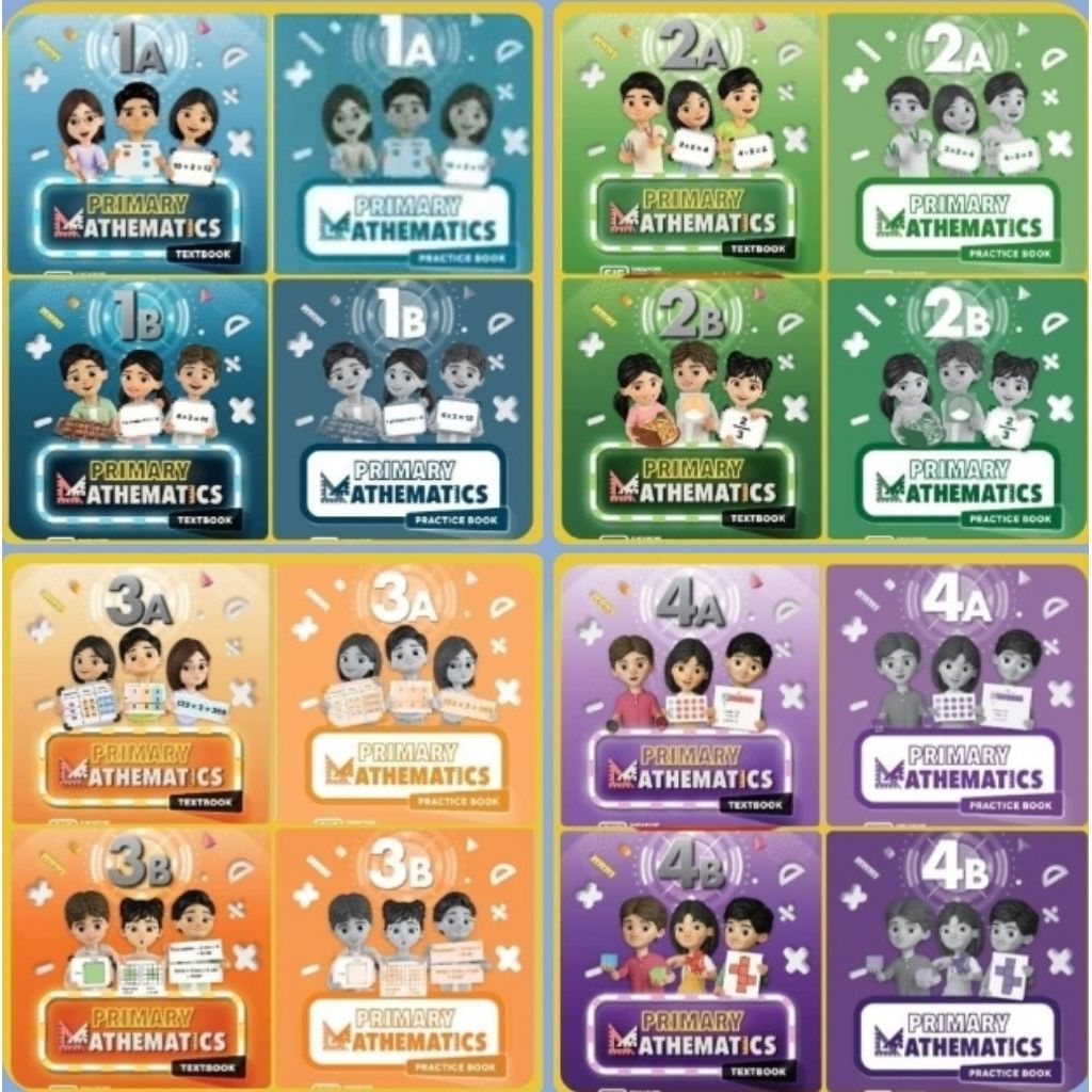 🆕️ Primary Mathematics Textbook/Practice book 1A 1B 2A 2B 3A 3B 4A 4B 📊 Singapore International Edition (SIE) 🏫 $isb