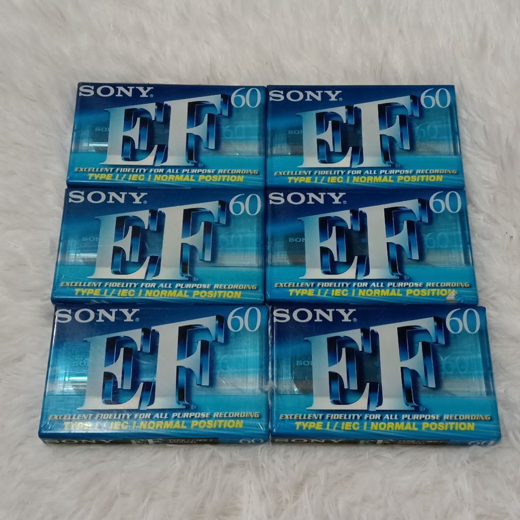 เทปคาสเซ็ทเปล่า (เหลือ1ม้วน) Sony EF 60 (Type I / Normal Position) #Sony #เทปเปล่า #เทปคาสเซ็ทเปล่า #อัดเสียง
