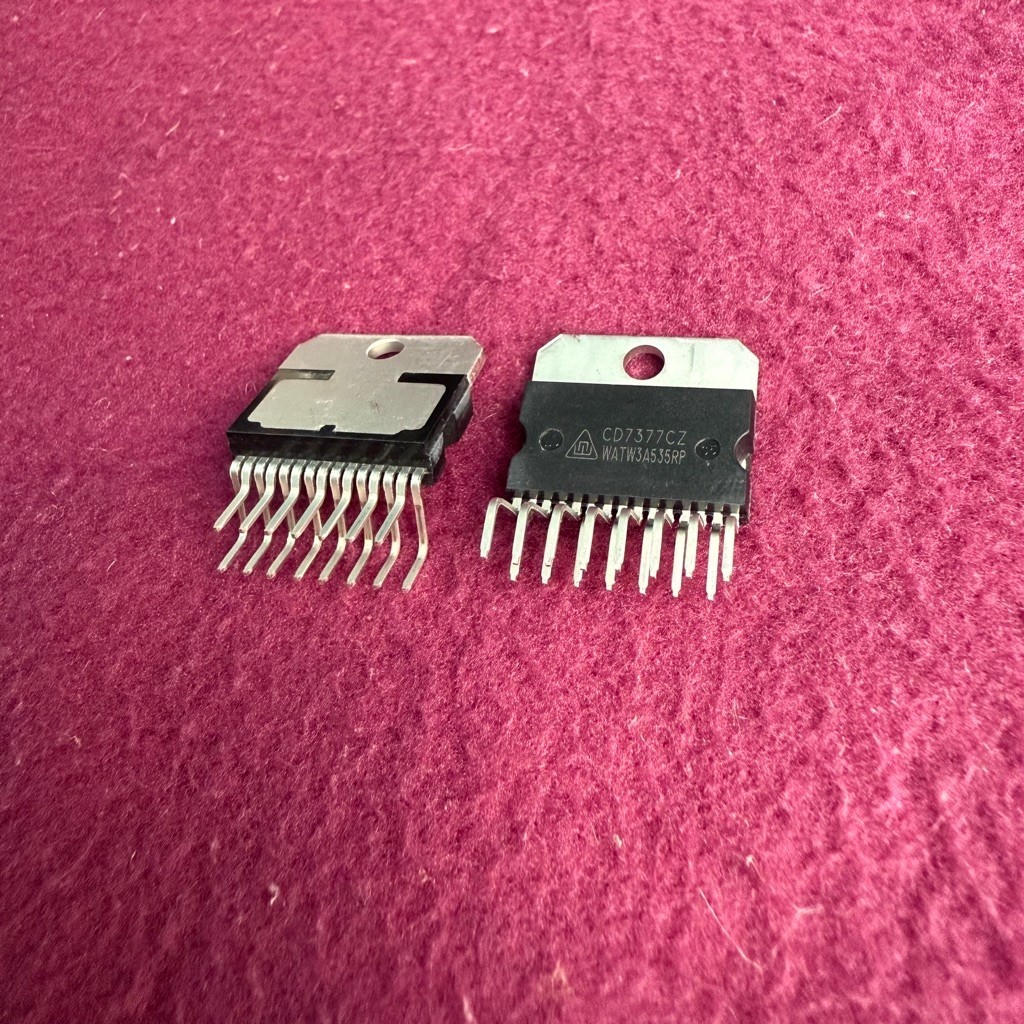((1 ชิ้น) Cd7377cz ยี่ห้อใหม่ CD7377 Power Amplifier ชิป IC Integrated Block ZIP15 (สินค้าในไทย ส่งเ