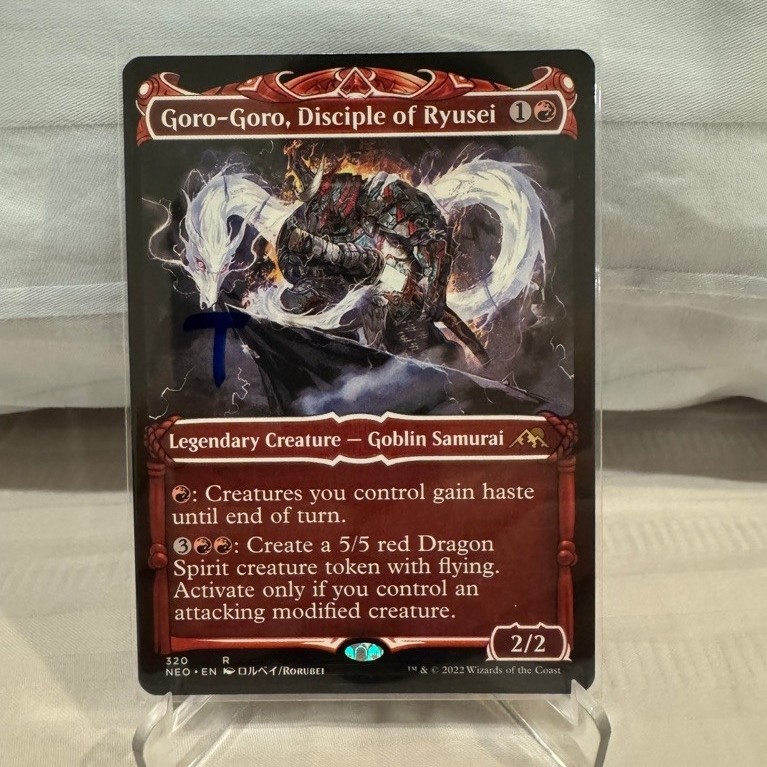 MTG Kamigawa: Neon Dynasty Variants: Goro-Goro, Disciple of Ryusei (Showcase)