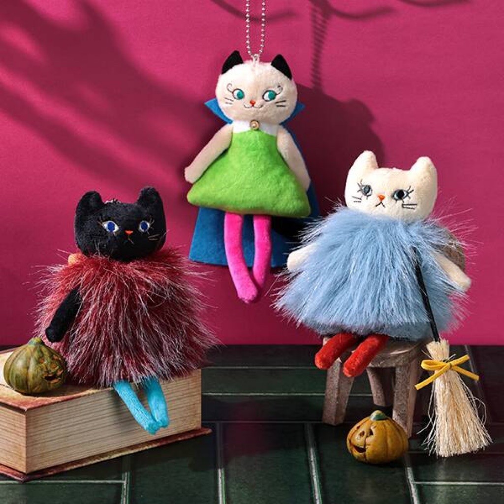 ✅ พร้อมส่ง- พวงกุญแจ Kaldi black cat พวงกุญแจจากร้าน Kaldi คอลฮาโลวีน