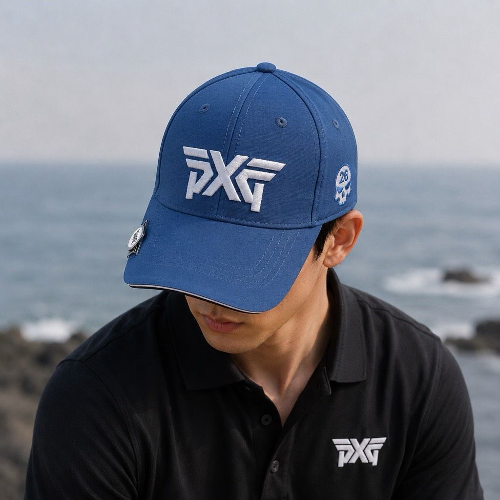 หมวกกอล์ฟ PXG Golf Hat Embroidered #26 Skull With Golf Ball Marker

