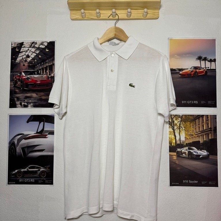 เสื้อโปโล Lacoste แท้💯 มือสอง ขนาดแจ้งในรูป