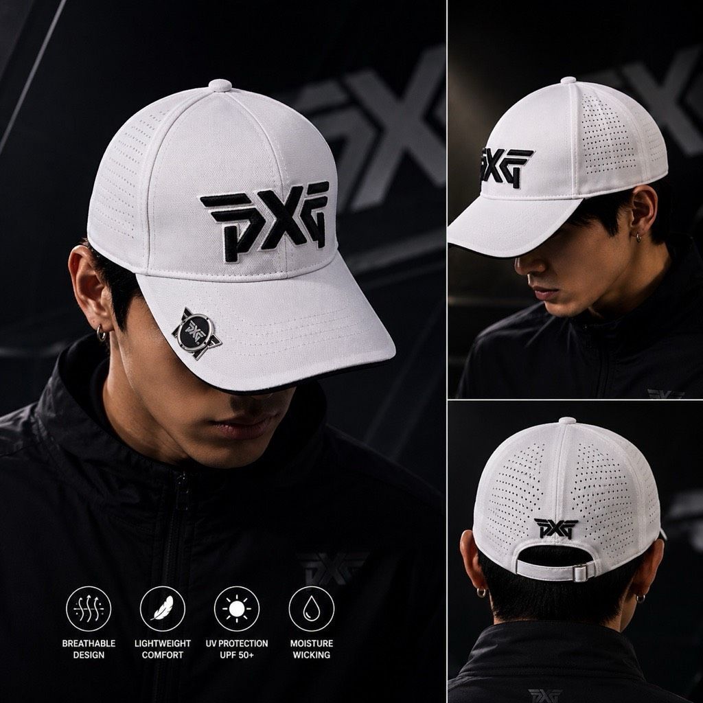 หมวกกอล์ฟ นุ่ม มีมาร์ค PXG Golf hat with ball marker soft touch model

