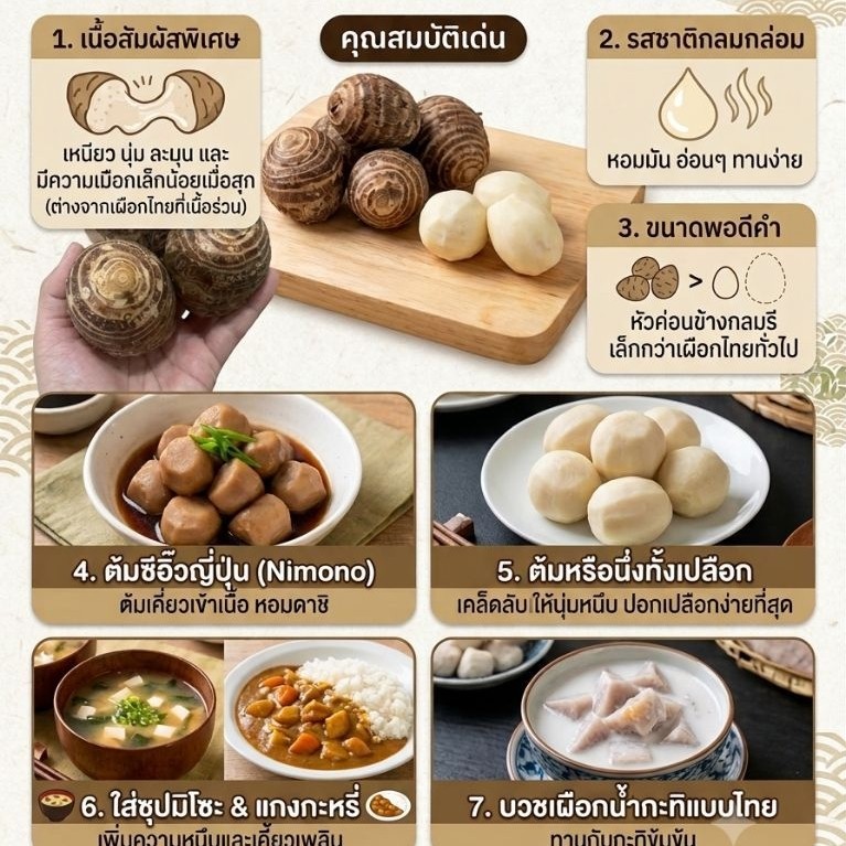 เผือกญี่ปุ่น ซาโตะอิโมะ