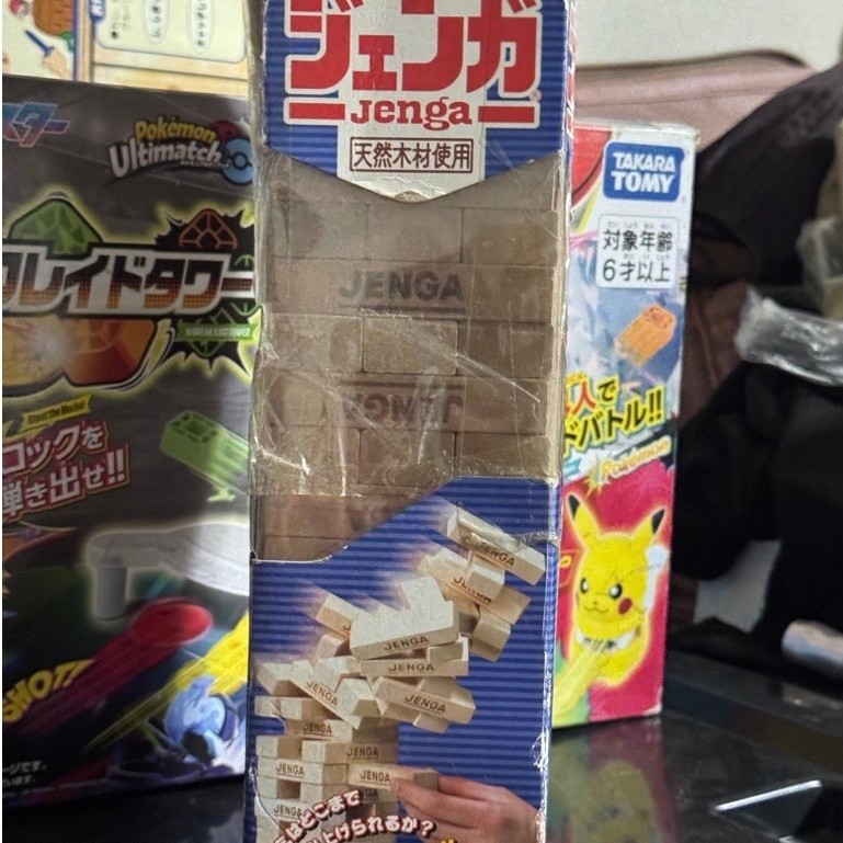 เกมตึกถล่ม Jenga (เจงก้า) แท้ Japan 🇯🇵 แบรนด์ Takara Tomy ของเล่นไม้ดึงบล็อก เสริมทักษะ ปาร์ตี้สนุกๆ
