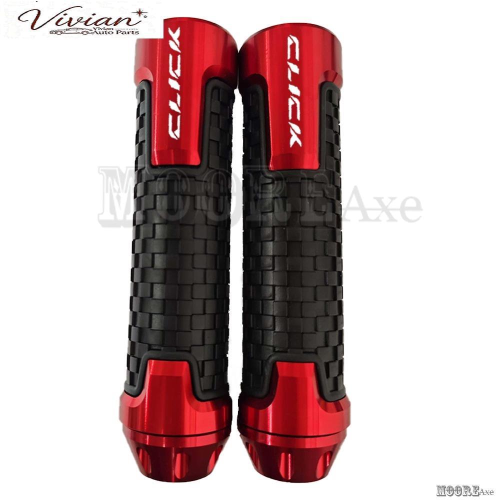 Mortorcycle สําหรับ Click 125 150 160 125i 150i Handle Bar Grips พร้อม Bar End SBD-TZ【19