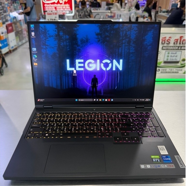 ✅ประกันศูนย์ 9 เดือน 🔋 แบตเตอรี่ 99 %  NOTEBOOK (โน้ตบุ๊ค) LENOVO LEGION PRO 5 16IRX8-82WK0013TA (ON