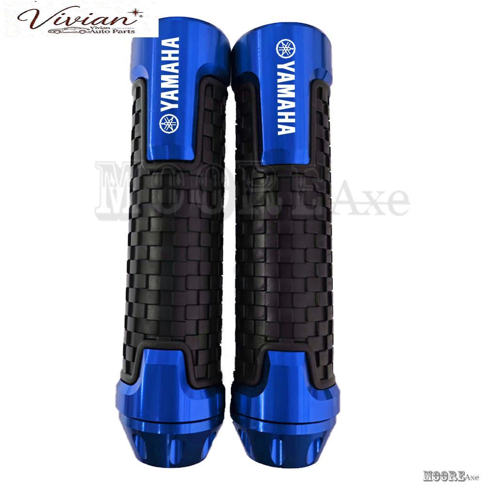 Mortorcycle สําหรับ Yamaha Handle Bar Grips พร้อมน้ําหนักปลายบาร์ SBD-TZ【19