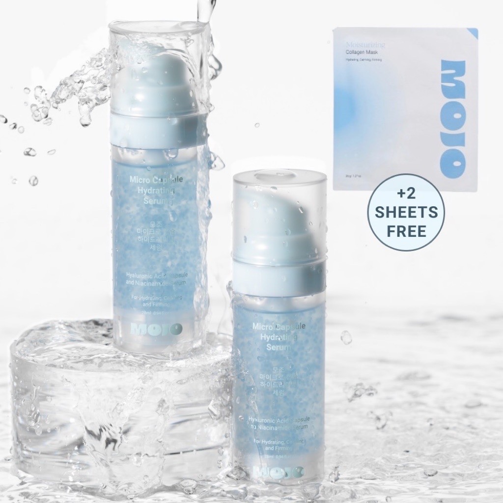 MOJO Micro Capsule Hydrating Serum - 2 ขวด (ฟรีมาสก์ 2 แผ่น)