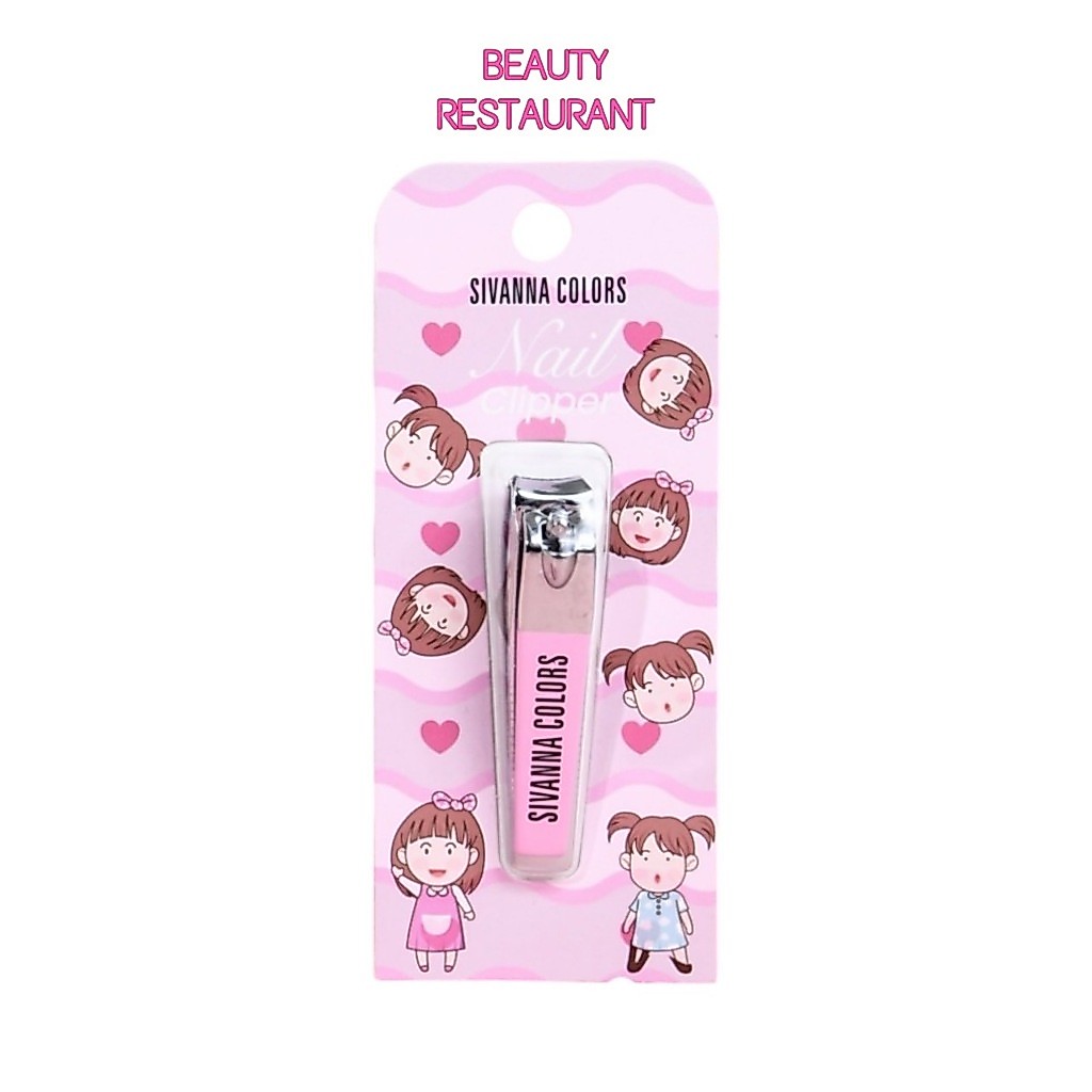 Sivanna Colors Pink Nail Clipper #HF20 ซีเวนน่า คัลเลอร์ส พิ้งค์ เนล คลิปเปอร์ คิท