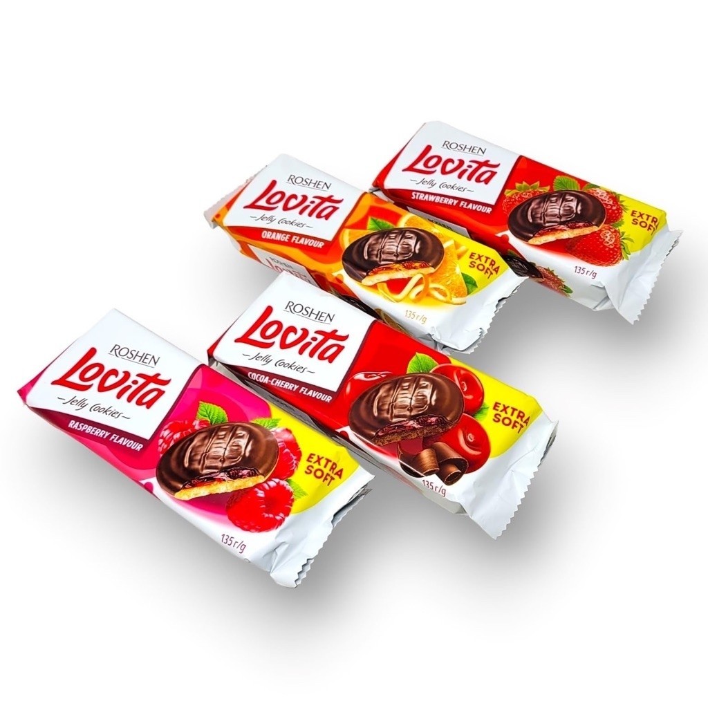 บิสกิต roshen lovita jelly cookies เป็นบิสกิตสไตล์ยุโรป