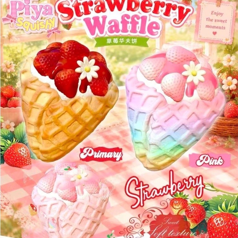 ✨ Zoey Squishy Strawberry 🍓 (พรีออเดอร์รอสินค้า 10-20วัน)