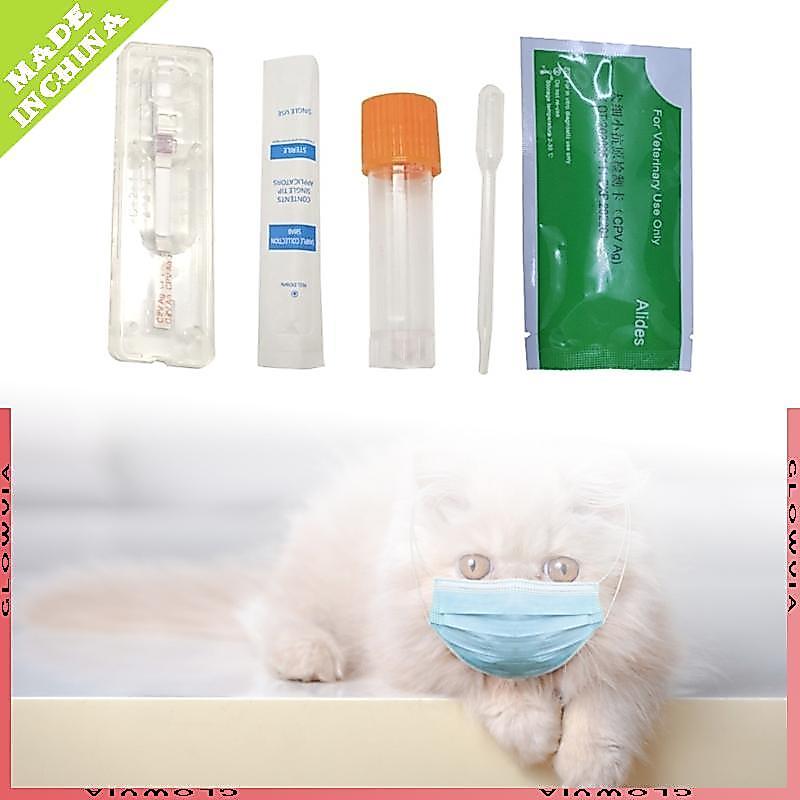 GLO แถบทดสอบสัตว์เลี้ยงสําหรับสุนัขแมวสัตว์เลี้ยงการทดสอบสําหรับ CPV CDV FPV CCV Toxo
