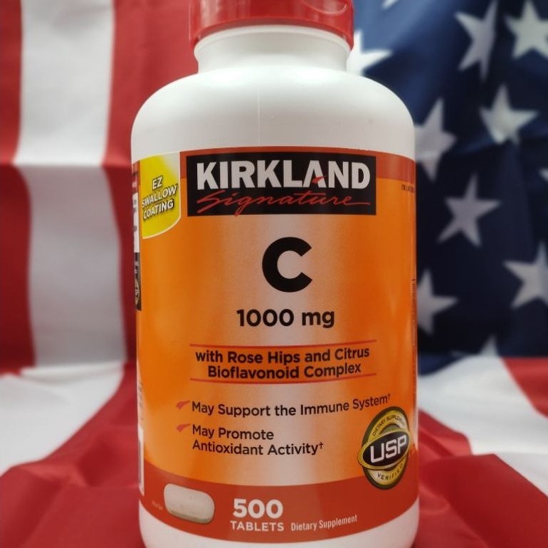Kirkland Vitamin c 1000 mg จำนวน500เม็ด