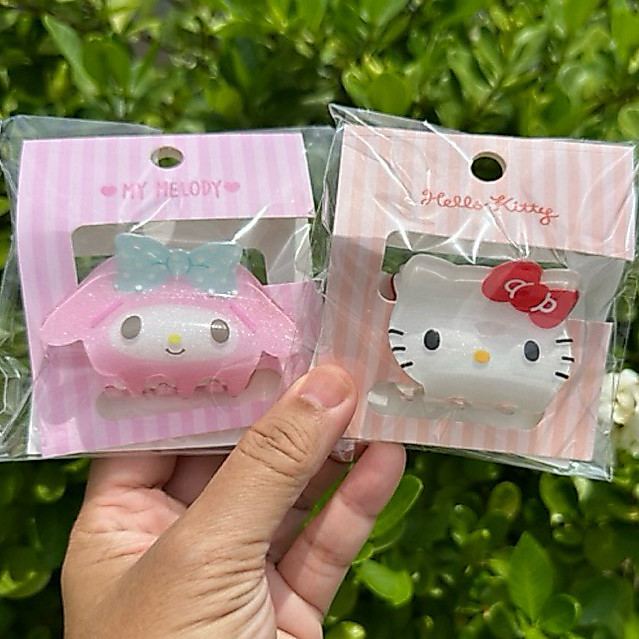 พร้อมส่ง! Korea Sanrio กิ๊บหนีบผมไซส์กลาง มายเม คุโรมิ ซิน แท้จากเกาหลี