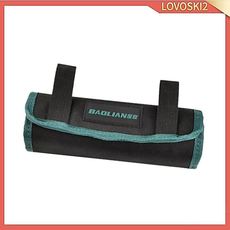 [Lovoski2] Heavy Duty Tool Roll Up Bag Multi Slot Canvas Organizer กระเป๋าสําหรับช่างประปา DIY ผู้ที
