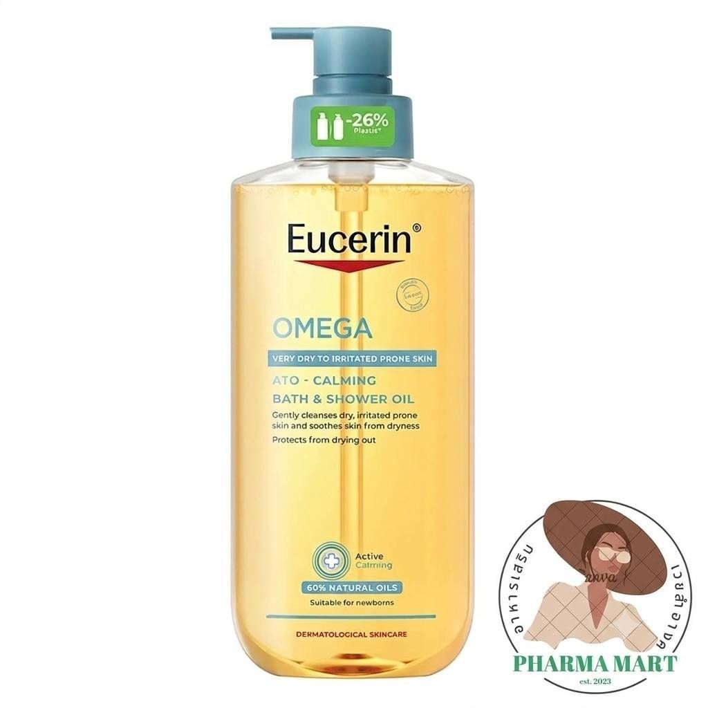 Eucerin Omega Bath & Shower Oil ,SHOWER OIL. 400ml.