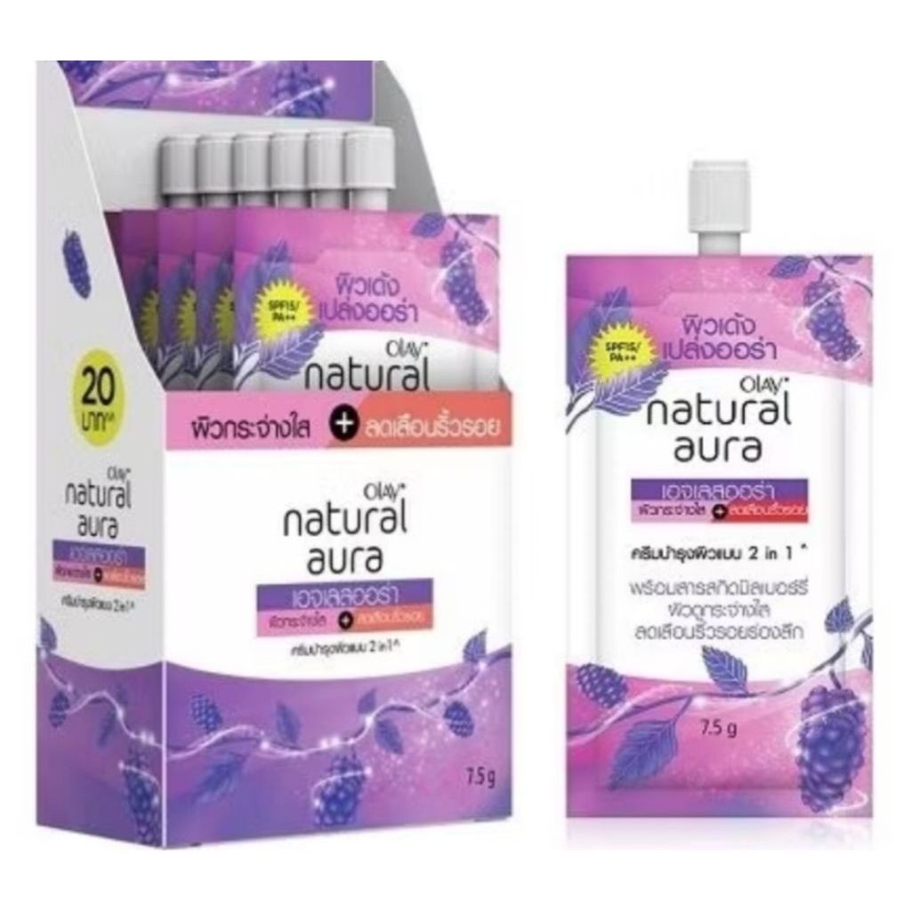Olay Natural White Ageless Aura (7.5g×6ซอง)