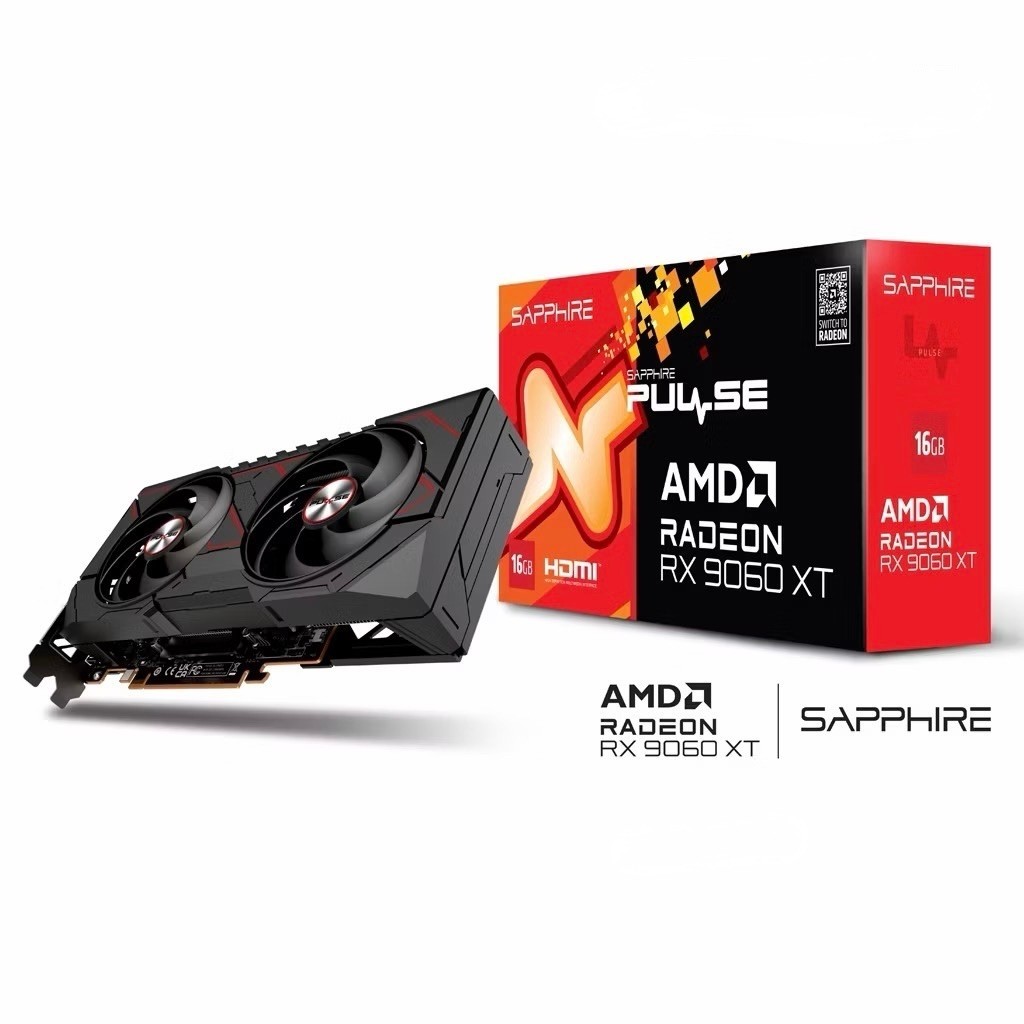 Sapphire Pulse Radeon RX 9060 XT 16GB OC สินค้ามือ1 ประกันศูนย์ไทย 3 ปี