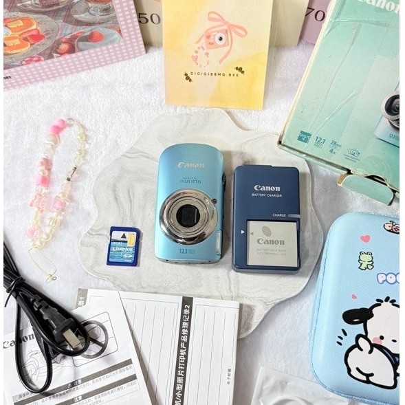📸canon ixus 110is/ ixy 510is📸 full box 📦921 color : blue
