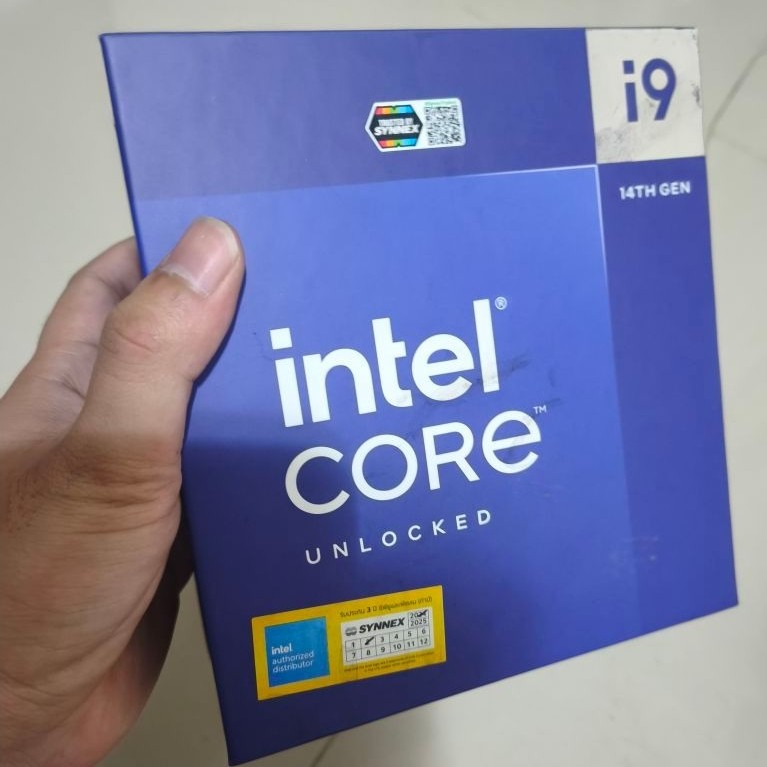 กล่องใส่ CPU Intel core I9 14900K ไม่มีพัดลม