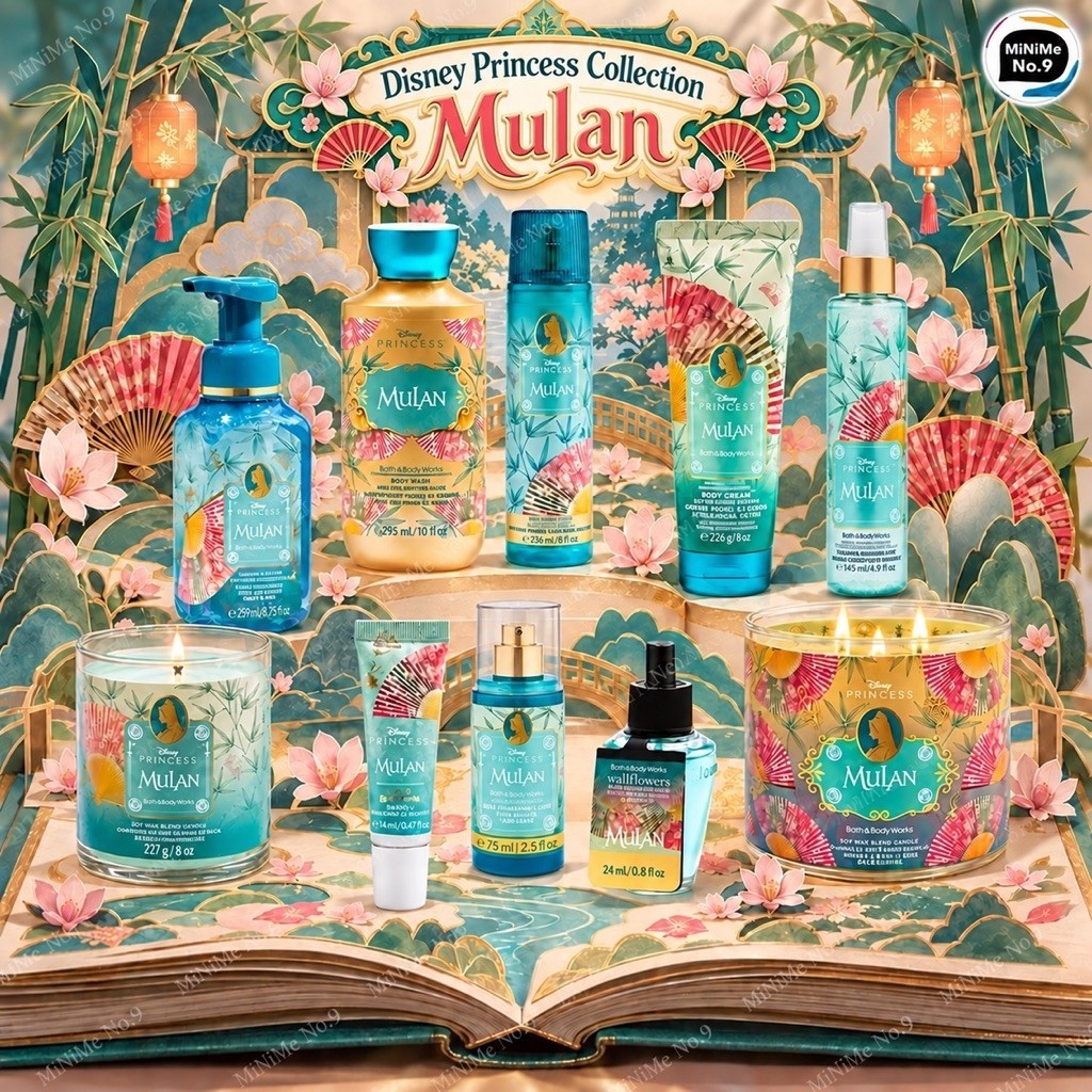 (แท้) Mulan Disney Princess Collection Bath & Body Works