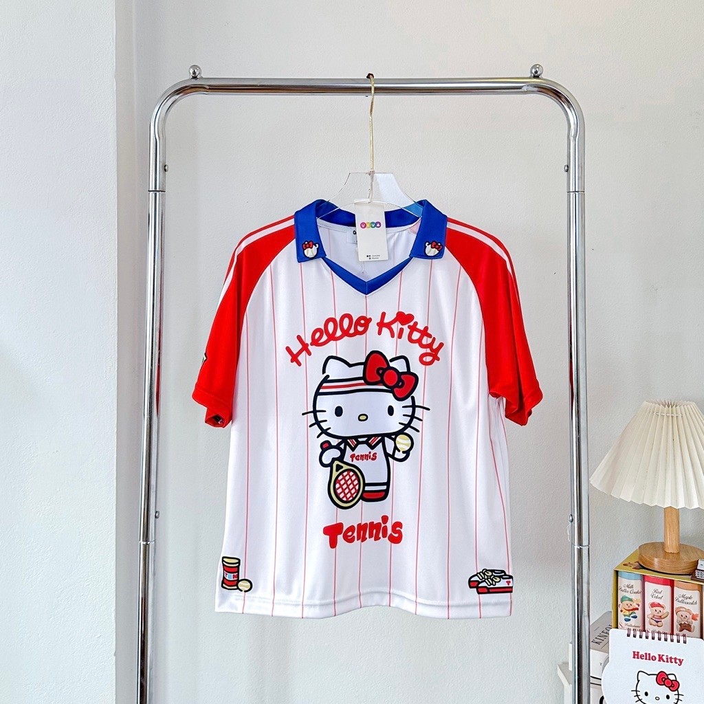เสื้อโปโลลายน่ารัก ผ้าJersey เนื้อผ้าเบา ใส่สบายมาก