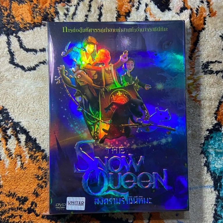 DVD การ์ตูน THE SNOW QUEEN ปกสวมมือ2แผ่นแท้มีเสียงไทย 045