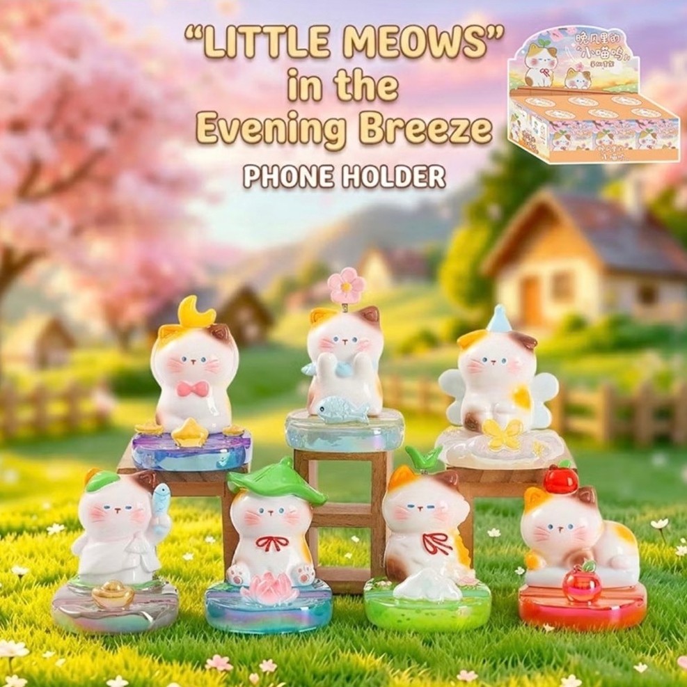 พร้อมส่ง ((ยย.125))Little Meows in the eveving breeze phone holder ~