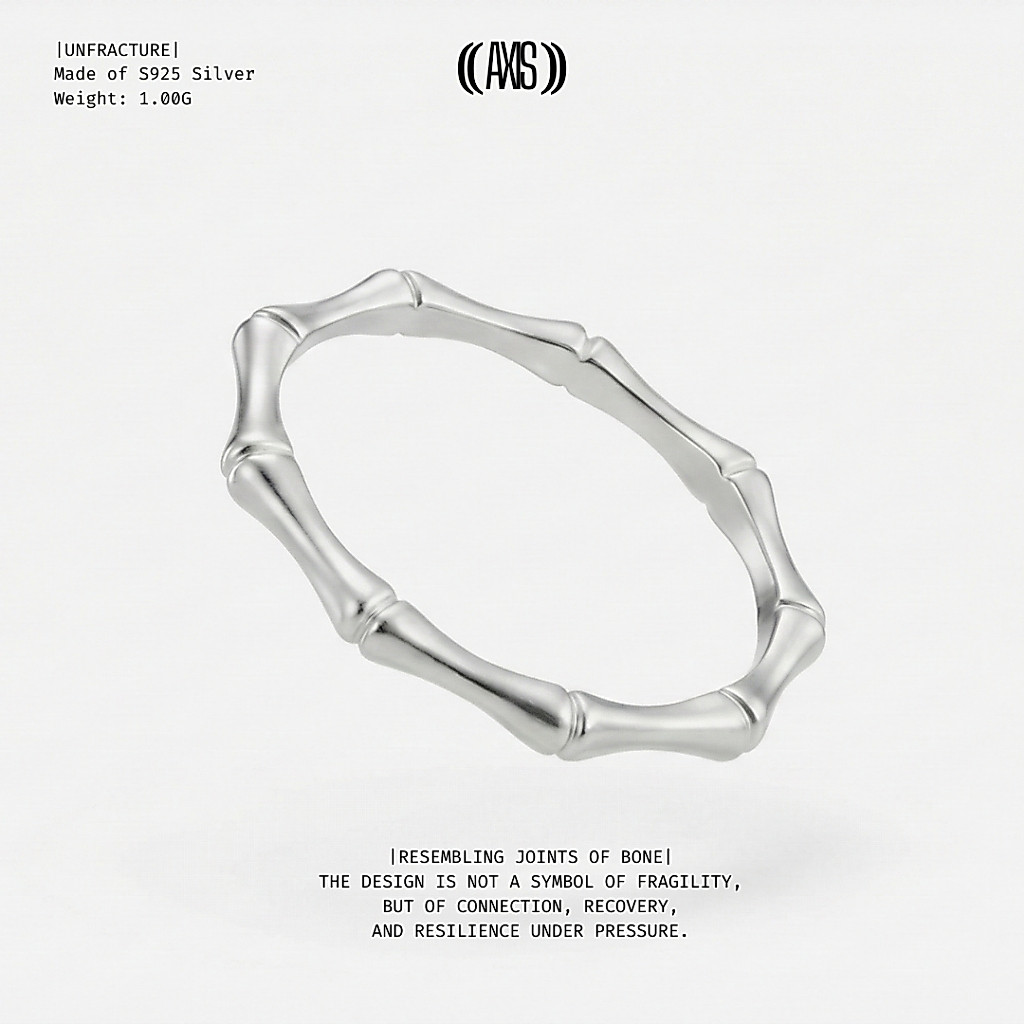 AXIS Unfracture Ring | แหวนเงินแท้ S925 ดีไซน์ Unisex