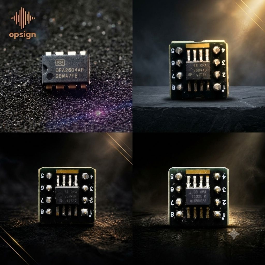 Opamp ออปแอมป์ Dual OPA2604AU, OPA2604AP, OPA2134UA, OPA2132UA แท้ 100% หูยุค 90s – คลาสสิคย้อนยุค เ