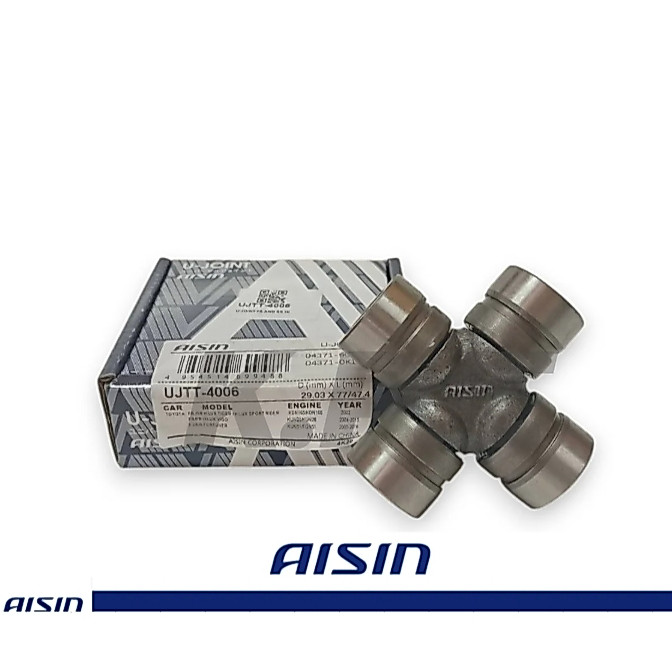 AISIN ยอยกากบาท TIGER D4D VIGO REVO FORTUNER COMMUTER INNOVA 29x77 UJTT-4006 04371-60070/0K110 *เช็ค