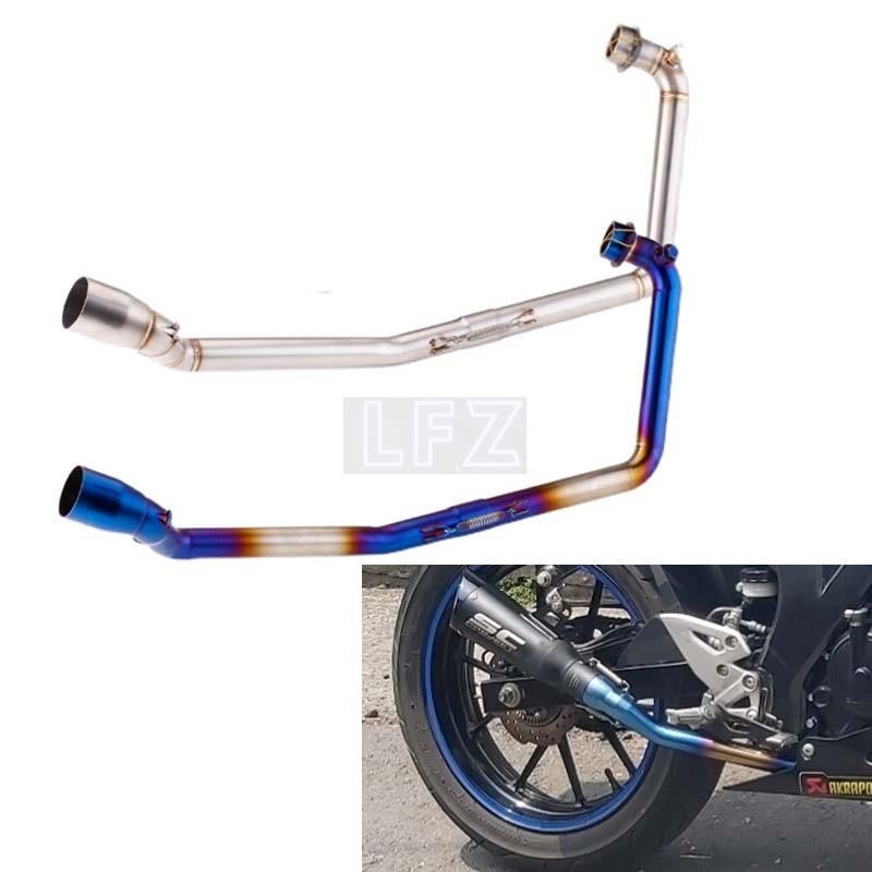 Header ท่อสําหรับ GSX-R150 GSX-S150 รถจักรยานยนต์ท่อไอเสียท่อการปรับเปลี่ยนเชื่อมต่อกับ 51 มม./2" ID