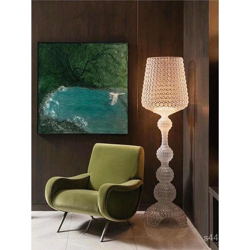 จงซาน อิตาลี Kartell โคมไฟตั้งพื้นห้องนั่งเล่น ดีไซน์ศิลปะตกแต่งแบบโปร่ง แสดงผลงานของคนดังในอินเทอร์