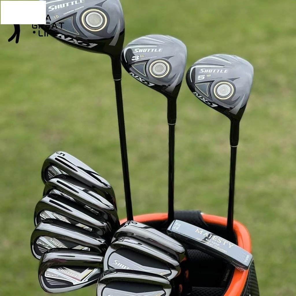 Maruman Shuttle ใหม่ชุดกอล์ฟคลับสําหรับชาย + 3FW + 5FW + utter + Irons Golf Club ชุดชุด Graphite Sha