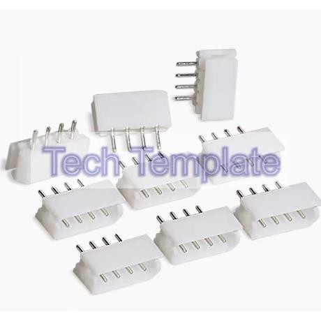 ((10 ชิ้น) 5264 Connector 2.54 มม.Pitch 180 องศาตรง Pin แนวตั้งตรงปลั๊กรอบ Pin 5264 Connector Socket