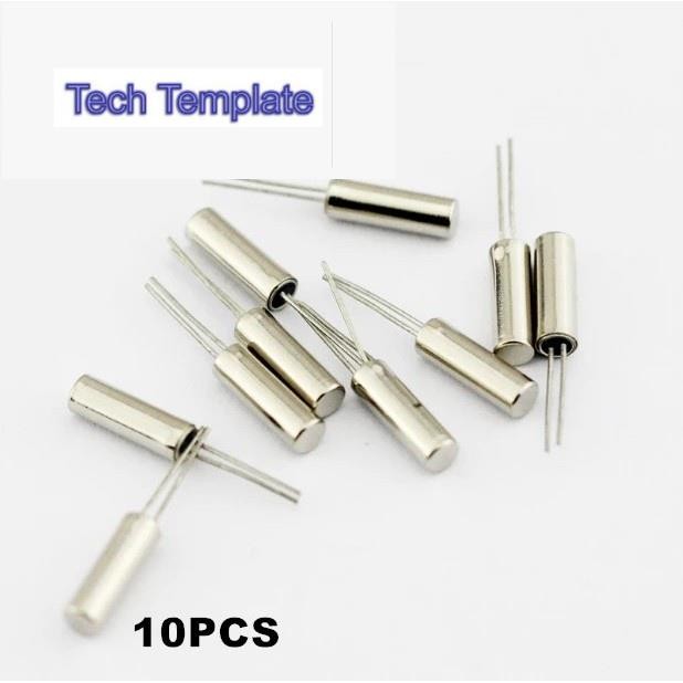 2X6 กระบอกคริสตัลเลเตอร์ 2X6 6Mhz 8Mhz 12Mhz 16Mhz 20Mhz 24Mhz 25Mhz 27Mhz 32.768Mhz 10 ชิ้น